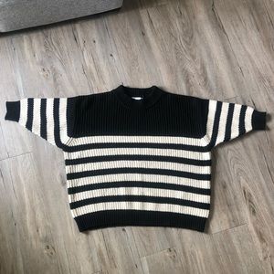 Zara Oversized Striped Knit